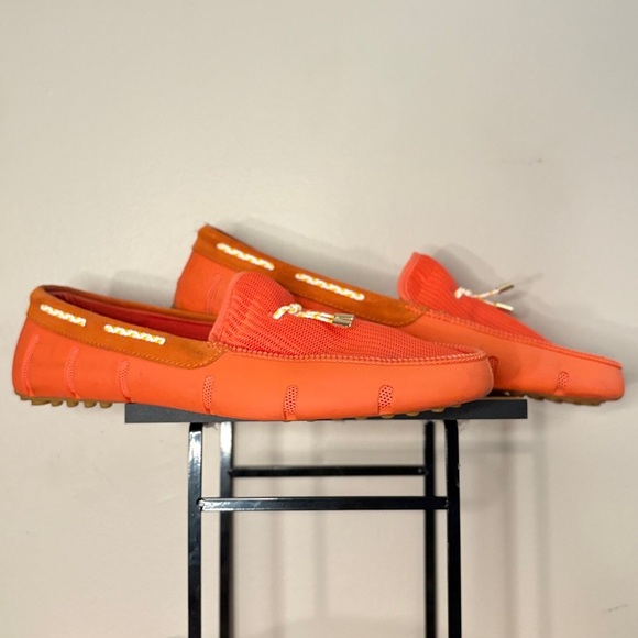 SWIMS Men’s Orange Loafer Watershoes Size 13 - Picture 11 of 16